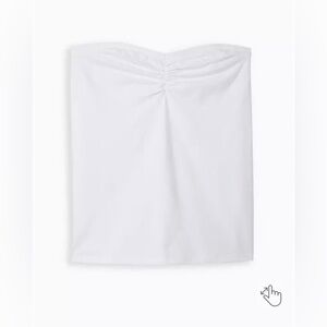 Foxy Strapless Ruched-Front Tube Top